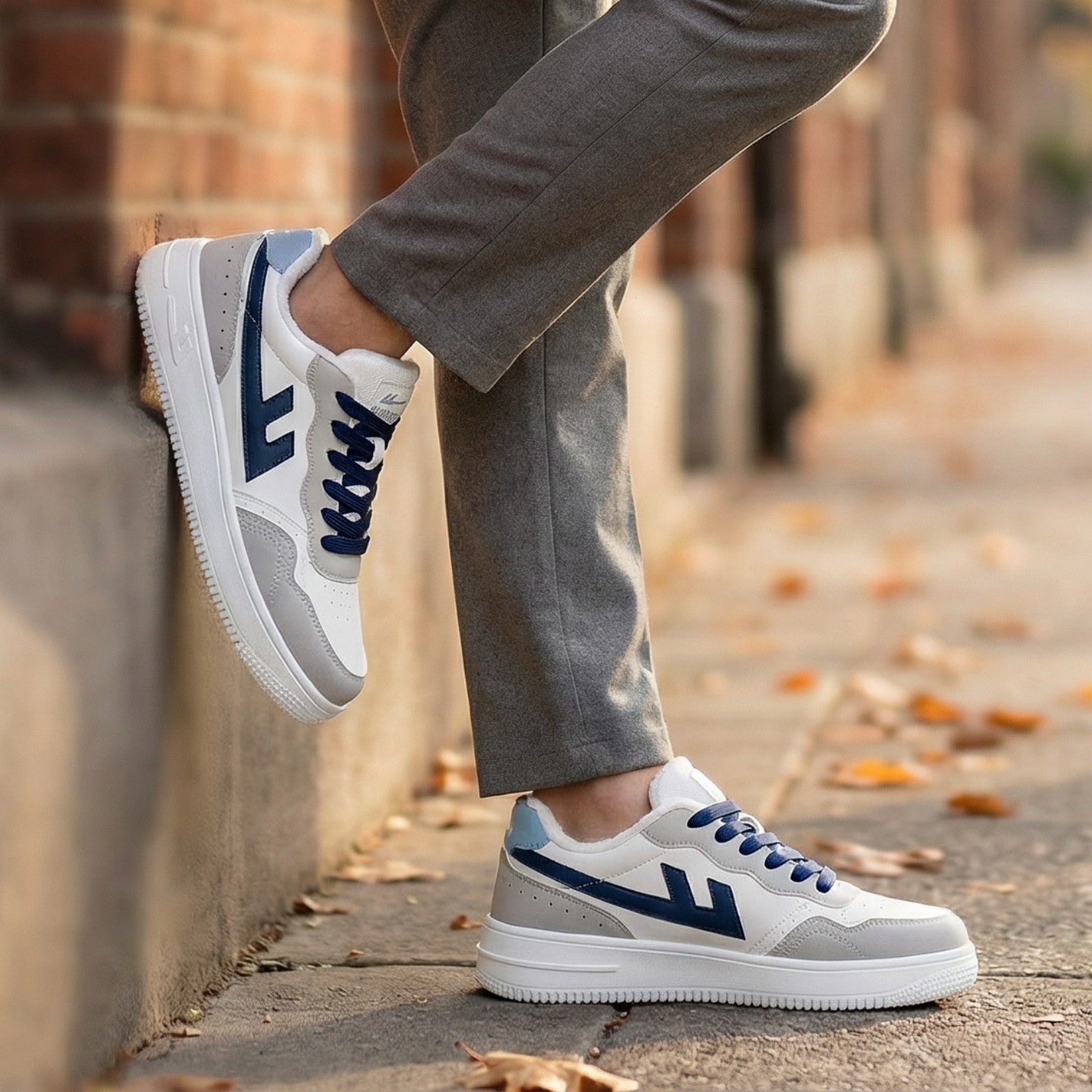 回力冬季加绒保暖板鞋