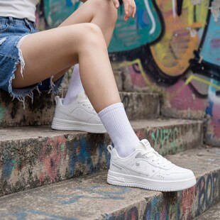 回力女鞋 2026新款小白鞋潮男厚底百搭学生休闲熊猫涂鸦运动板鞋