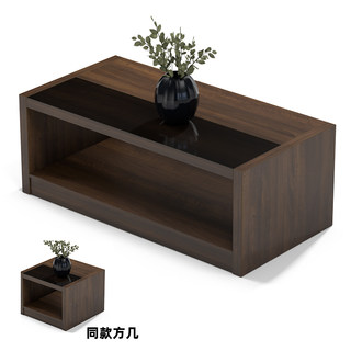 办公室沙发大茶几木质烤漆1.2/1.4米现代简约茶水桌边机角机.