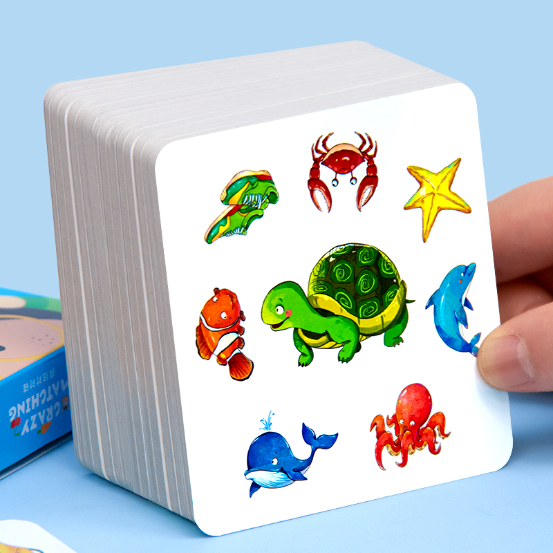 欢乐疯狂对对碰益智卡片