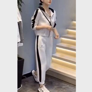 舒适加绒加厚女装 时尚 潮 运动休闲套装 9630大爱美依缘2024秋冬新款