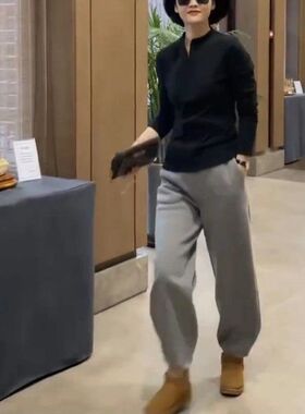 22920大爱美依缘2024秋冬新款时尚长袖修身上衣高腰休闲裤显瘦女