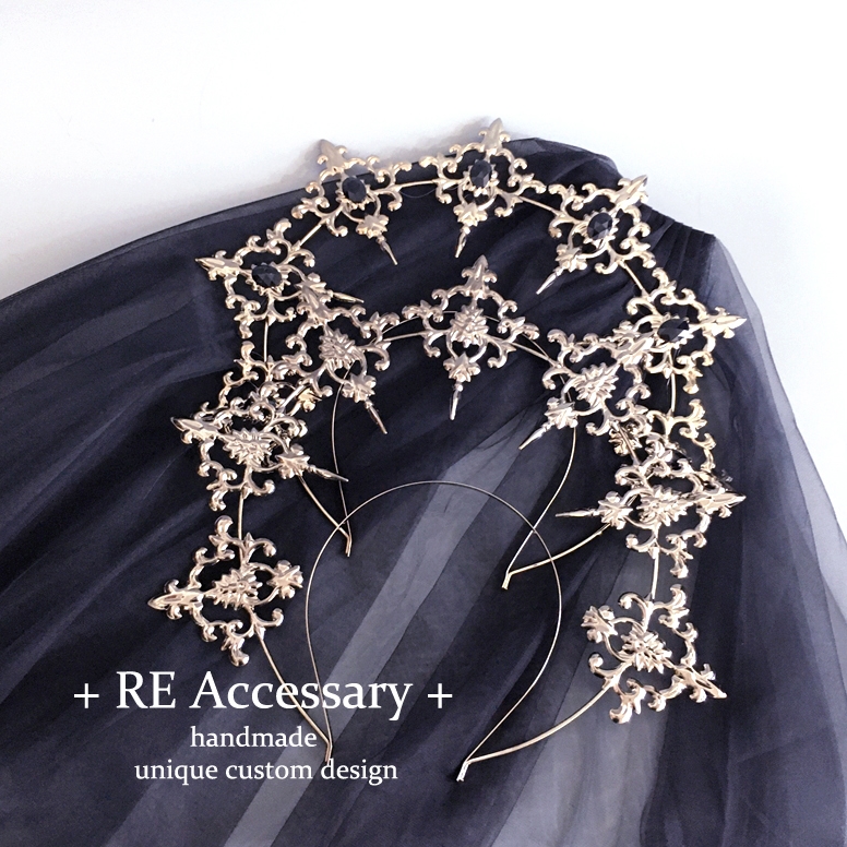 发箍麦穗十字架羽毛教皇圣母光环