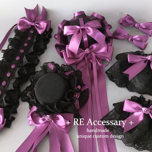 葡萄园发带发夹洛丽塔风格套装