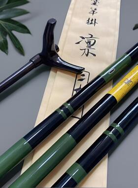 凛刀讯高端并继鱼竿支架炮台2.1m插节竿挂仿竹杆架超硬万力钓箱通
