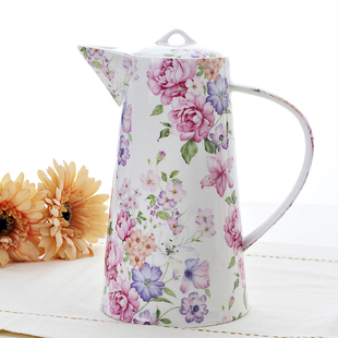 唐山骨瓷用冷水壶茶壶凉水壶大容量陶瓷大号晾水壶耐高温韩式