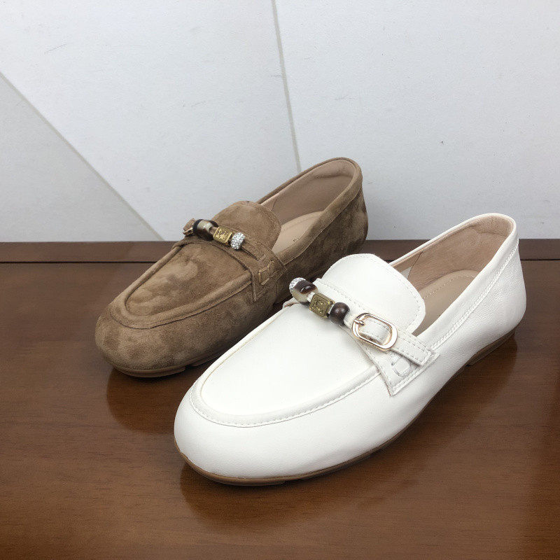 商场撤柜断码处理女鞋2026春季款时尚休闲风圆头一脚蹬豆豆乐福鞋,女鞋,乐福鞋（豆豆鞋）,淘宝优惠券,粉丝福利购,淘宝优惠卷