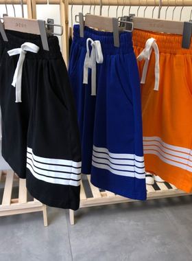 木瓜汁夏季新款男童洋气针织短裤运动纯棉百搭宽松中裤56060