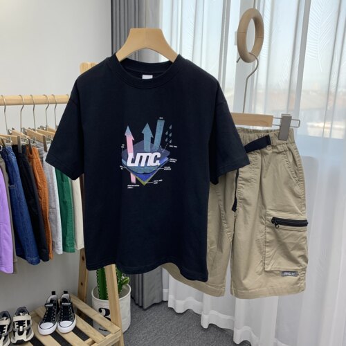 木糖橙童装正品夏季新品男女中大童字母洋气短袖T恤上衣35335