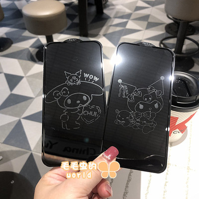 息影苹果钢化玻璃全屏手机膜