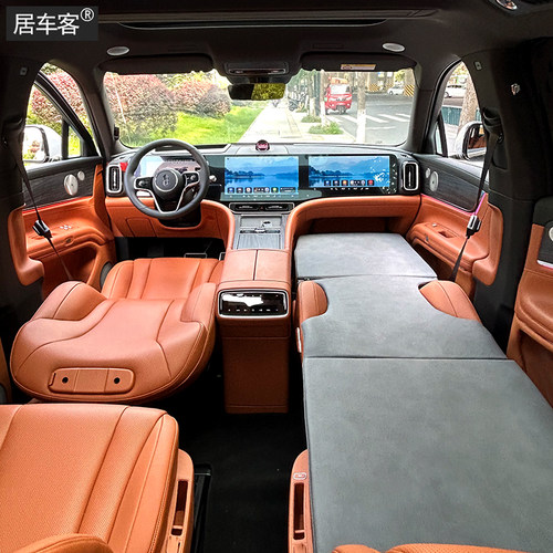 适用问界M9M8非充气前后排车载旅行海绵床垫自驾游午睡汽车内睡觉