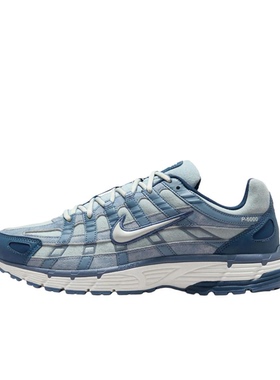 Nike P-6000 蓝色 男款 低帮休闲运动跑步鞋IH3646-499