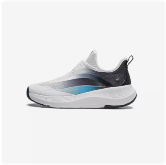 专柜2024夏李宁男子透气减震一脚蹬休闲鞋AGLU105-2-1-3