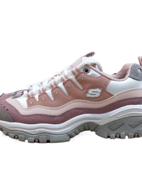 Skechers斯凯奇女鞋复古休闲鞋厚底熊猫鞋老爹鞋13414 13415 2250