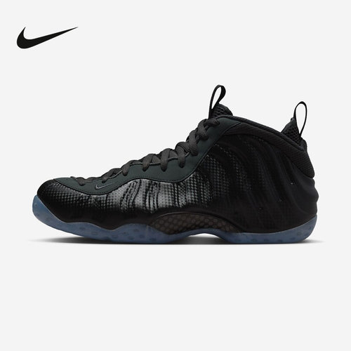 Nike耐克男鞋Air Foamposite One黑灰碳纤维喷泡篮球鞋HF2902-002