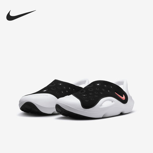 Nike/耐克正品Aquaswoosh GS女子儿童运动透气凉鞋FV6363-001