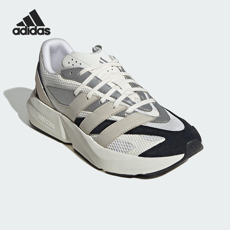 Adidas/阿迪达斯正品LIGHTBLAZE男女缓震耐磨运动跑步鞋JR7213