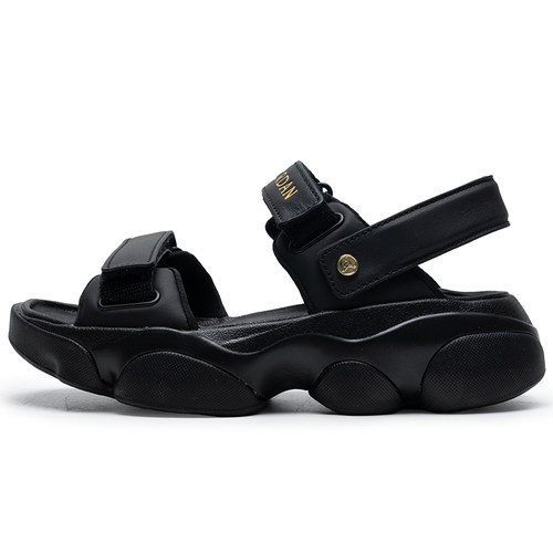 正品Nike耐克女新款厚底增高魔术贴运动户外沙滩凉鞋FN5036-001
