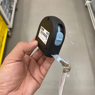 IKEA宜家缇克西 卷尺3米家用尺子米尺小钢卷尺正品带锁直尺测量尺