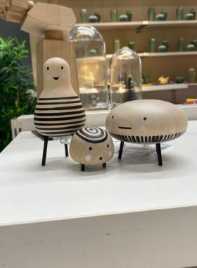 IKEA宜家人物装饰品3件套家摆件