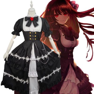 约会大作战时崎狂coscosplay服装洋装灵装万圣节公主裙女cos服