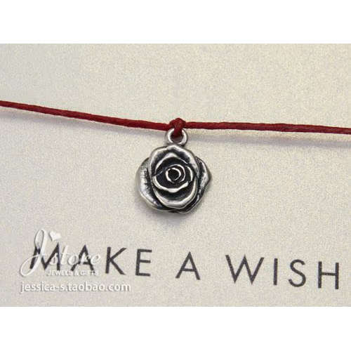 限量美国dogeared玫瑰花手绳