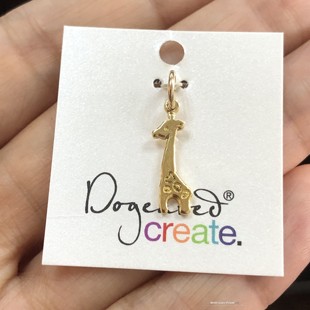 Dogeared正品 Create系列 美國 項鏈手繩掛墜 DIY配件 長頸鹿吊墜