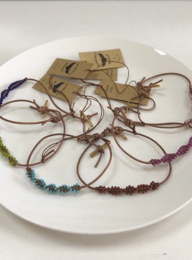 friendship 螺旋彩色小珠珠手绳 美国 Dogeared 正品