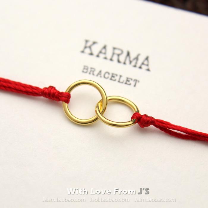本命年圆满友谊永不分离红绳手绳