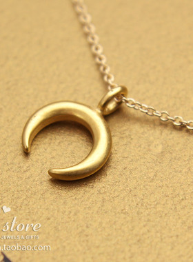 dogeared美国月牙项链