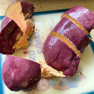 原切红酒蓝莓鹅肝寿司料理法式鹅肝刺身拼盘肥肝即食清酒鹅肝商用