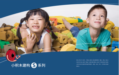 占百洛S系列建构产品包EVA小积木教育课程140块和295块带塑料盒装