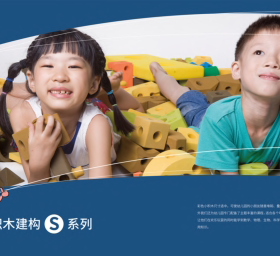 占百洛S系列建构产品包EVA小积木教育课程140块和295块带塑料盒装