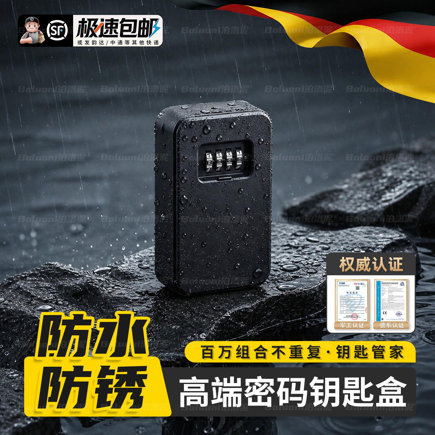 【热销爆款N0.1】⭐密码钥匙盒图片