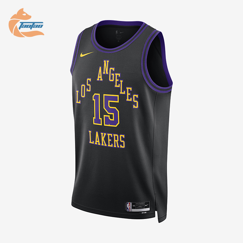 耐克洛杉矶湖人队男士干爽球衣
