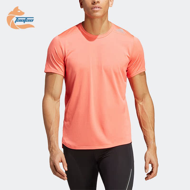 阿迪达斯正品跑步男子运动短袖