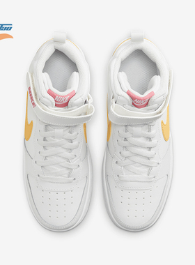 Nike/耐克正品新款GS女子大童经典中帮耐磨板鞋CD7782-112