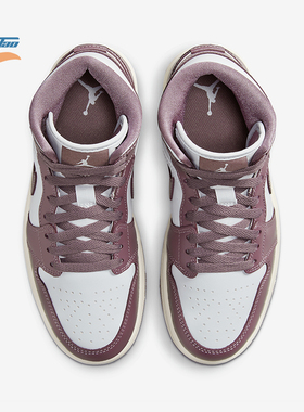 Nike/耐克正品 Air Jordan 1 Mid女士缓震运动板鞋BQ6472-050