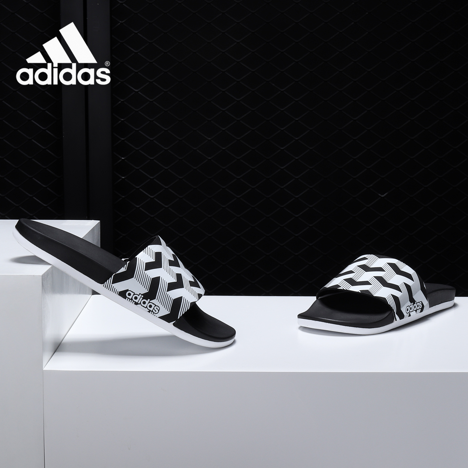 透气休闲沙滩鞋凉鞋拖鞋阿迪达斯