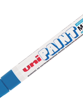 uni PAINT MARKER PX-20 水色漆油笔 三菱浅蓝色油漆笔