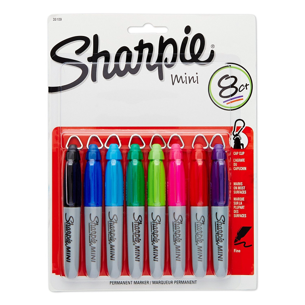 SANFU SHARPIE 미니 마커 골프 가방 후크 컬러 팩이 포함된 초소형 미니 마커