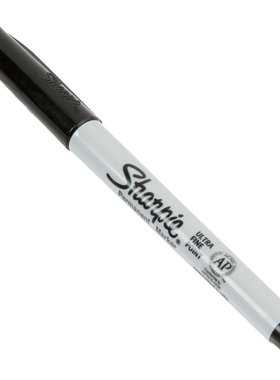 三福记号笔 工业麦克笔 shanpie 37001 黑色极细芯油性笔 0.5