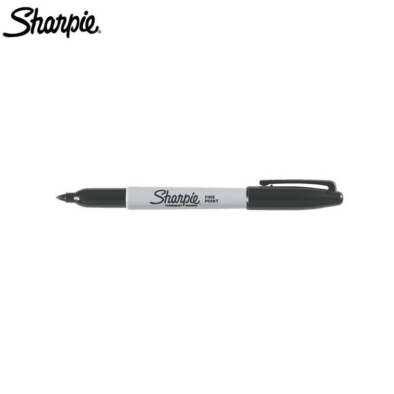 Sharpie 30001 Permanent Markers, Fine Point, Black黑色马克笔