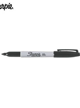 Sharpie 30001 Permanent Markers, Fine Point, Black黑色马克笔