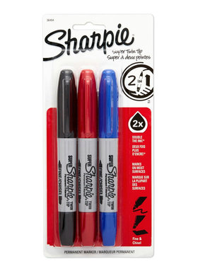 Sharpie 36404 Super Twin Tip 大双头麦克笔 油性记号笔 Marker