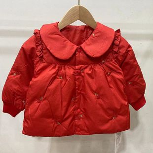 羽绒内胆秋冬季 羽绒服90%白鸭绒 轻薄保暖女童宝宝婴幼儿童长袖