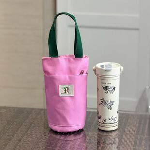 小巧迷你手提包外出通勤逛街水杯袋原创设计保温杯包小号手提包包