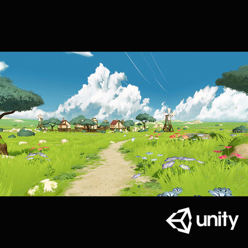 Unity3D 吉卜力风格化场景Stylized Environnement 1.0