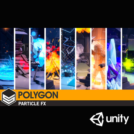 Unity3D Lowpoly风格特效资源包POLYGON Particle FX 1.0