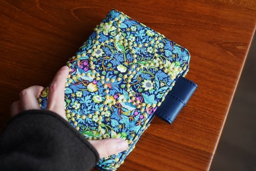 无花果商店&皆川明｜ 草莓小偷铃鼓手帐本书衣手工制作